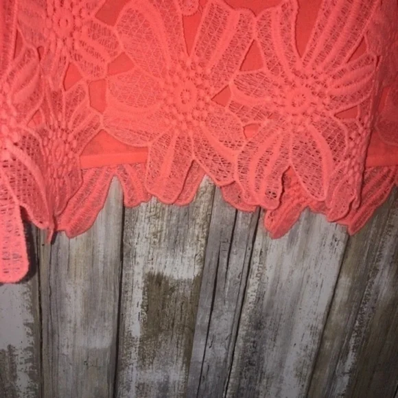 Double Zero Neon Pink Crop Top - Picture 5 of 5